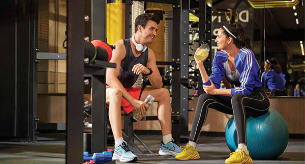 Fully equipped gymnasium at Mayfair Aranya, Andheri West